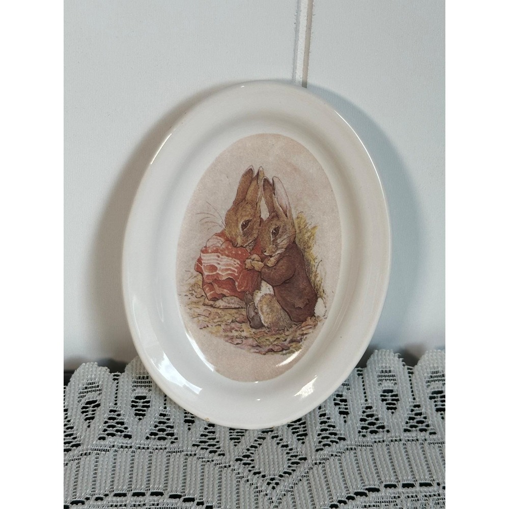 Vintage Bunny Oval Dish 🐇